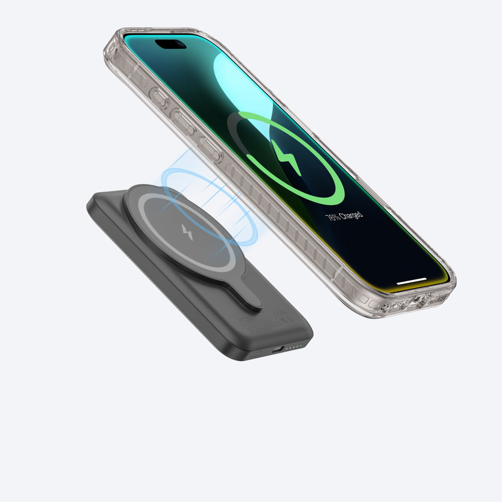 AmazingThing Titan Pro Mag Case med magnetisk ring til iPhone 16 Pro Max - Grå