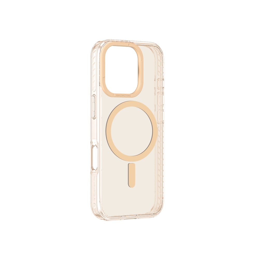 AmazingThing Titan Pro Mag Case with Magnetic Ring for iPhone 16 Pro - Rose Gold
