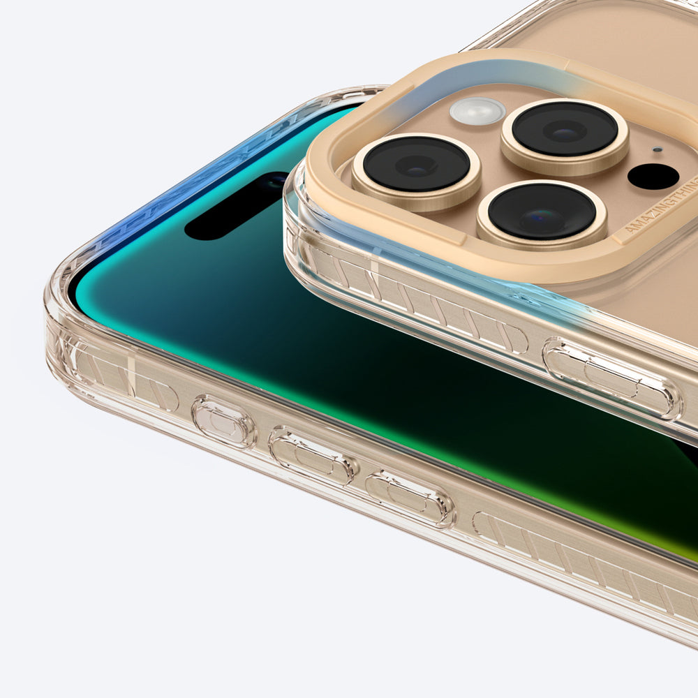 AmazingThing Titan Pro Mag Case with Magnetic Ring for iPhone 16 Pro - Rose Gold
