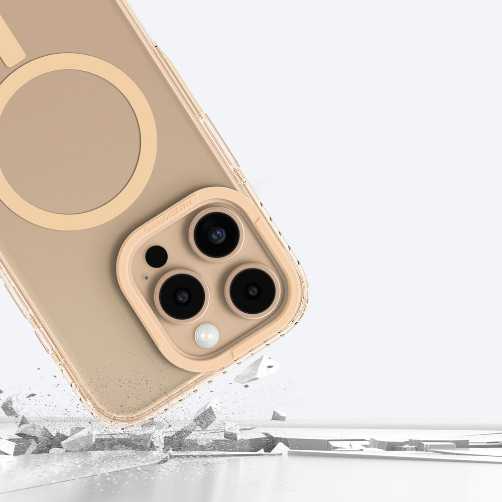AmazingThing Titan Pro Mag Case med magnetisk ring til iPhone 16 Pro Max - Rose Gold