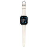 AmazingThing Class Band Læderrem til Apple Watch 45 / 46 / 49 mm - Lys beige
