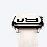 AmazingThing Class Band Læderrem til Apple Watch 45 / 46 / 49 mm - Lys beige