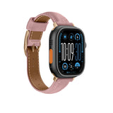 AmazingThing Class Band Læderrem til Apple Watch 45 / 46 / 49 mm - Pink
