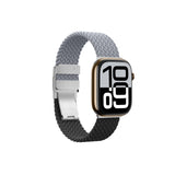 Sæt med 2 AmazingThing Blend-bånd til Apple Watch 45/46/49mm - Grå-Sort/Grå