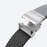 Sæt med 2 AmazingThing Blend-bånd til Apple Watch 45/46/49mm - Grå-Sort/Grå