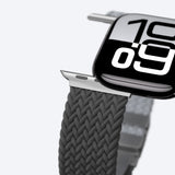 Sæt med 2 AmazingThing Blend-bånd til Apple Watch 45/46/49mm - Grå-Sort/Grå