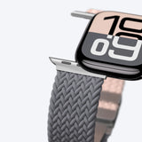 Sæt med 2 AmazingThing Blend-bånd til Apple Watch 45/46/49mm - Pink-Grey/Pink