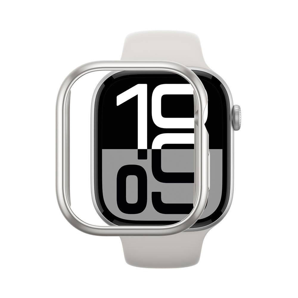 AmazingThing Minimal Case til Apple Watch 46mm   sølv