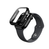 AmazingThing Radix Glass Case til Apple Watch 46mm   Sort
