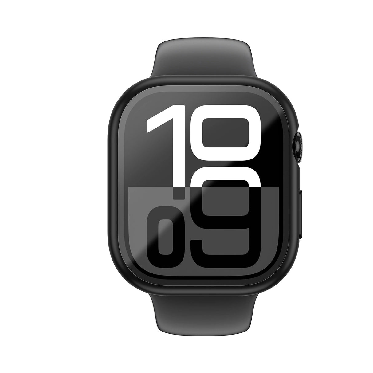 AmazingThing Radix Glass Case til Apple Watch 46mm   Sort