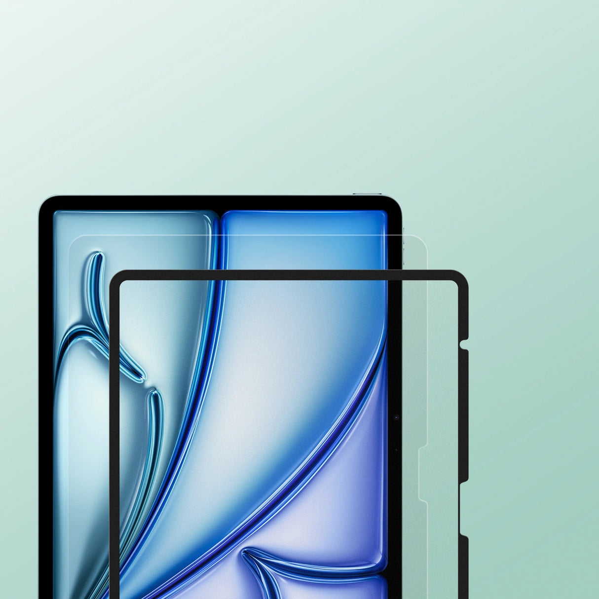 Dux Ducis Naad Paperlike Matte Screen Protector til iPad Air 11" (2024/2025) - med sort ramme