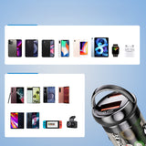 Wozinsky 65W Car Charger USB-C PD 65W / USB-A 45W QC 3.0 - Black