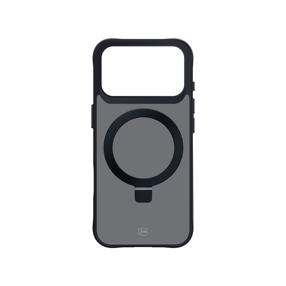 3mk Smoke Case Mag&Stand til iPhone 17 Pro - sort