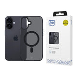 3mk Smoke MagCase til iPhone 17 - sort halvgennemsigtig