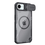 Nillkin Iceblade Prop Magnetic Case with Lens Cover and Stand for iPhone 16e - Black