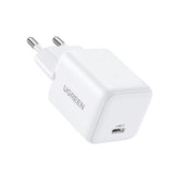 Ugreen Nexode N Series X512 20W GaN 1x USB-C Wall Charger - hvid
