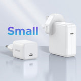 Ugreen Nexode N Series X512 20W GaN 1x USB-C Wall Charger - hvid
