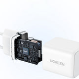 Ugreen Nexode N Series X512 20W GaN 1x USB-C Wall Charger - hvid