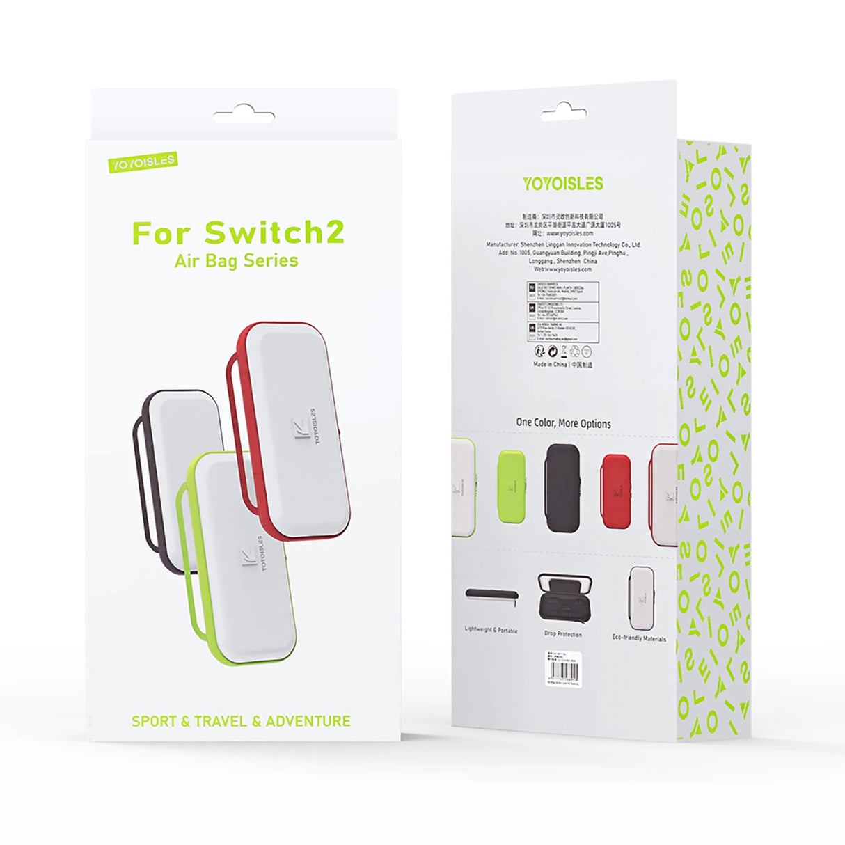 Dux Ducis Yoyoisles af Dux Ducis Air Bag-kasse til Nintendo Switch 2 - sort og hvid