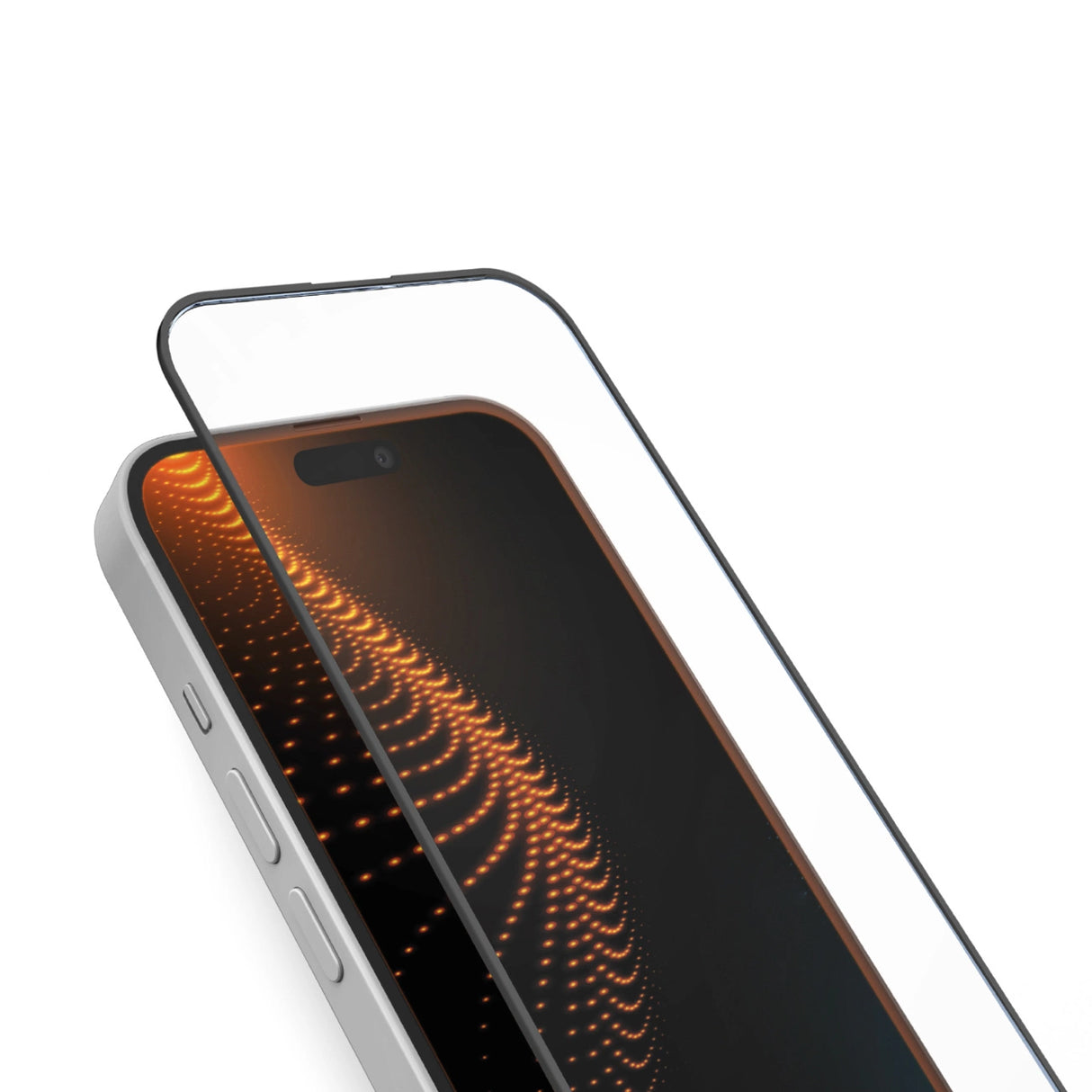 SBS hærdet glas med D3O teknologi med applikator til iPhone 15 / iPhone 15 Pro / iPhone 16