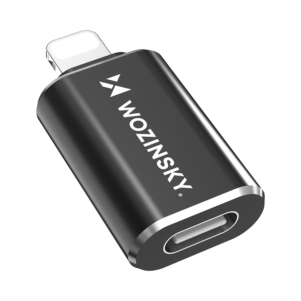 Wozinsky WALC-01 Lightning til USB-C-adapter - sort