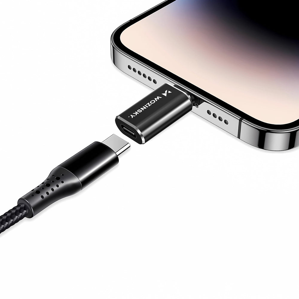 Wozinsky WALC-01 Lightning til USB-C-adapter - sort