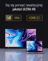 Wozinsky WACH-01 USB-C - HDMI 4K 60Hz Adapter - sort