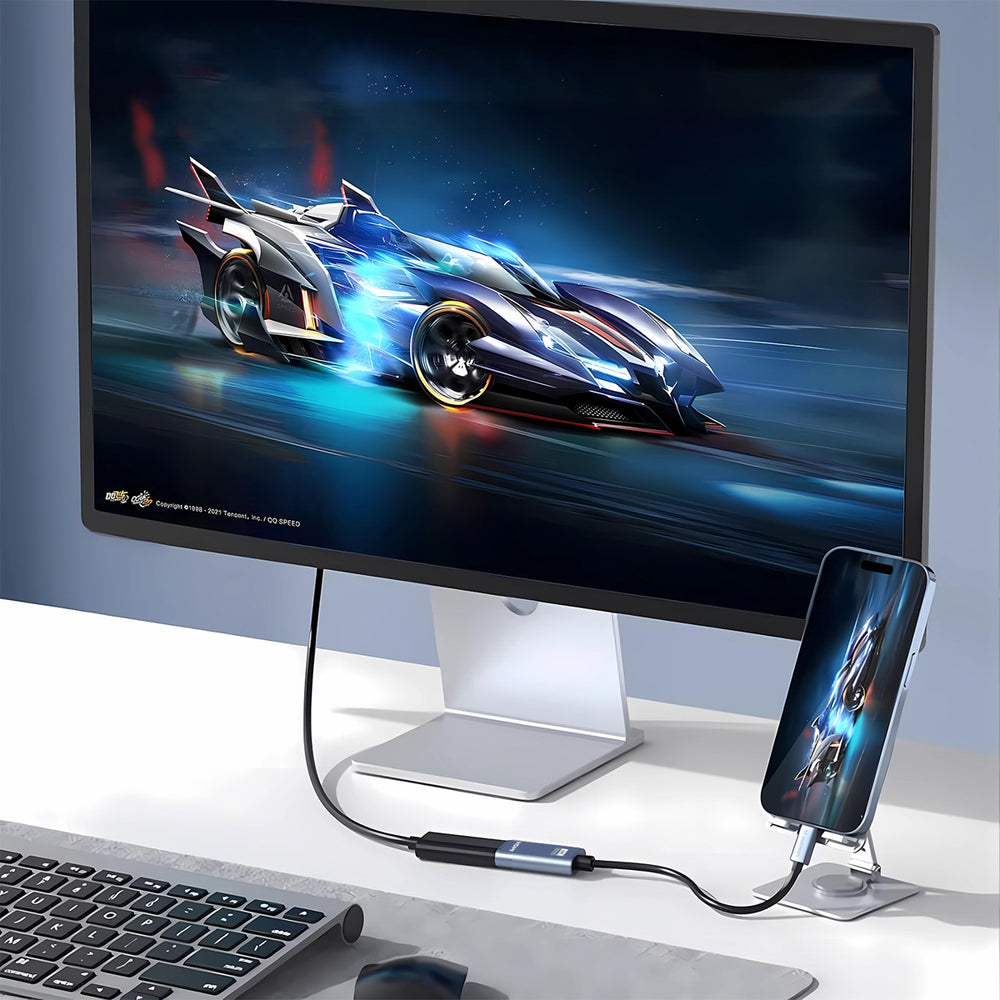 Wozinsky WACH-01 USB-C - HDMI 4K 60Hz Adapter - sort