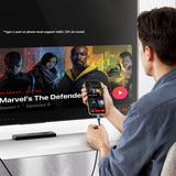 Wozinsky WCCH-01 USB-C - HDMI 4K 60Hz kabel 1,8 m - sort