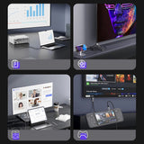 Wozinsky WCCH-01 USB-C - HDMI 4K 60Hz kabel 1,8 m - sort