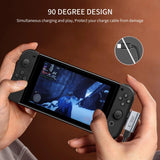 Tech-Protect Ultraboost AA01 USB-C vinklet adapter - Grå