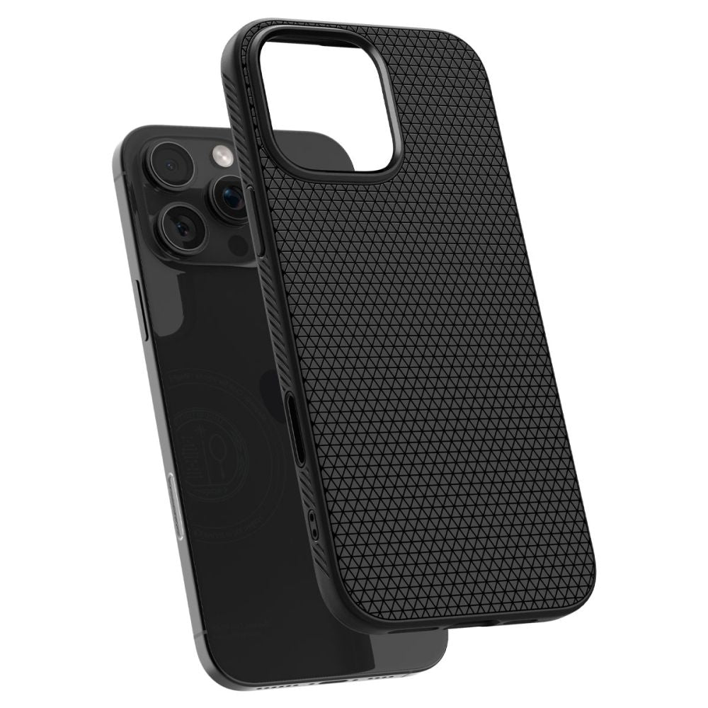 Spigen Liquid Air  T  MagSafe Case til iPhone 16 Pro Max - Matte Black