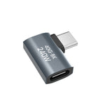 Wozinsky WPKB-01 USB-C - USB-C 40Gb/s 240W 8K OTG Side Angled Adapter - Grå