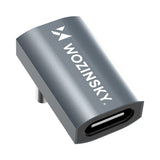 Wozinsky WPKF-01 USB-C - USB-C 40Gb/s 240W 8K OTG Angled Adapter - Grå