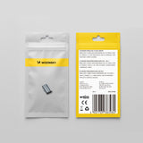 Wozinsky WPKF-01 USB-C - USB-C 40Gb/s 240W 8K OTG Angled Adapter - Grå