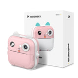Wozinsky WDT-01 Thermal Printer Camera for Kids - Pink