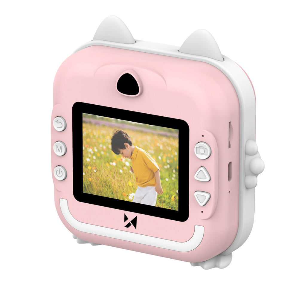 Wozinsky WDT-01 Thermal Printer Camera for Kids - Pink
