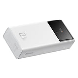 Baseus EnerFill FP41 30000mAh 22.5W Powerbank with Baseus Simple USB-A - USB-C 3A 30cm Cable - White