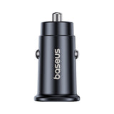 Baseus GoTrip USB-C / USB-A 30W Biloplader - Sort