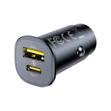 Baseus GoTrip USB-C / USB-A 30W Biloplader - Sort