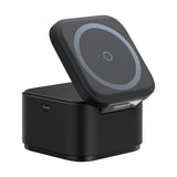 Baseus MagPro 3in1 25W MagSafe Compatible Inductive Charger for Phone and Smartwatch - Black