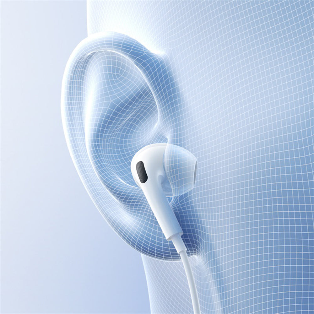 Baseus Encok HZ19 Wired In-Ear Headphones with Mini Jack - White