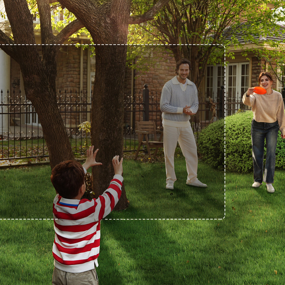 Baseus Security N1 Plus Dual 2K Outdoor Surveillance Kit (2 kameraer)   Hvid