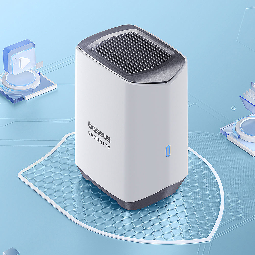 Baseus Security N1 Plus Dual 2K Outdoor Surveillance Kit (2 kameraer)   Hvid