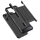 Hybrid Armor Case til iPhone 17 Pro Max - sort