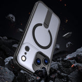 Hybrid Armor X case for iPhone 17 Pro with MagSafe-compatible stand - black