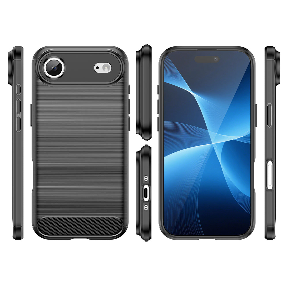 Carbon Case til iPhone 17 Air - sort