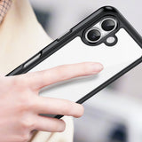 Outer Space iPhone 17 Case - sort gennemsigtigt