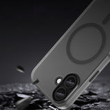 Magnetic Abrasive iPhone 17 Case Compatible with MagSafe - Matte Black