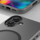 Magnetic Abrasive iPhone 17 Case Compatible with MagSafe - Matte Black